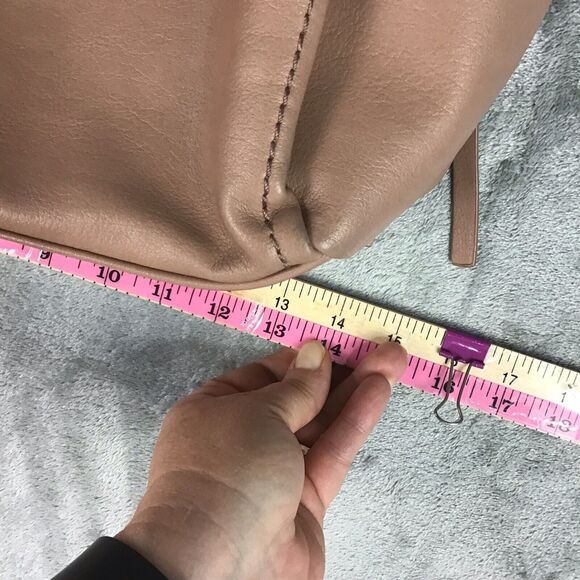 Urban Expressions Taupe Faux Leather Medium Zip Top Tote Purse Handbag Neutral - Picture 10 of 16